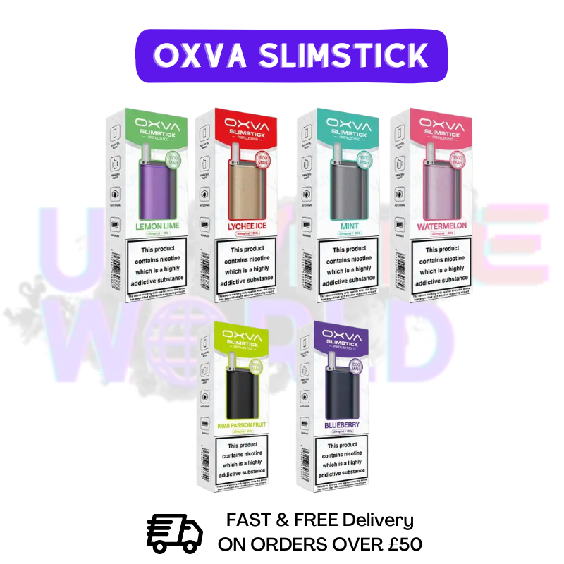 Shop Oxva Slim Stick 600 Puff Pod Kit - UK Vape World