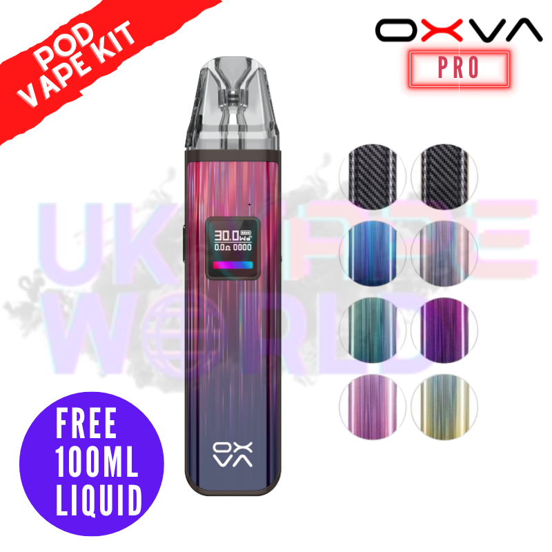 Oxva Xlim Pro Kit + Free 100ML Liquid successor of the highly acclaimed XLIM-series - UK Vape World