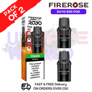 Oasis Firerose Rayo 600 Replacement Pods Pack Of 2 - UKVAPEWORLD