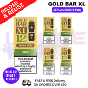 Oasis Gold Bar XL REFIL Pods Box Of 5 - ukvapeworld