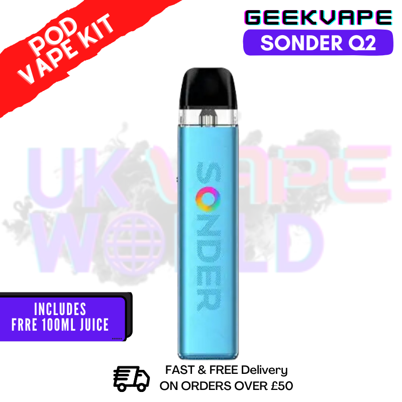 Shop Ocean Blue GeekVape Sonder Q2 Pod Vape Kit - UK Vape World
