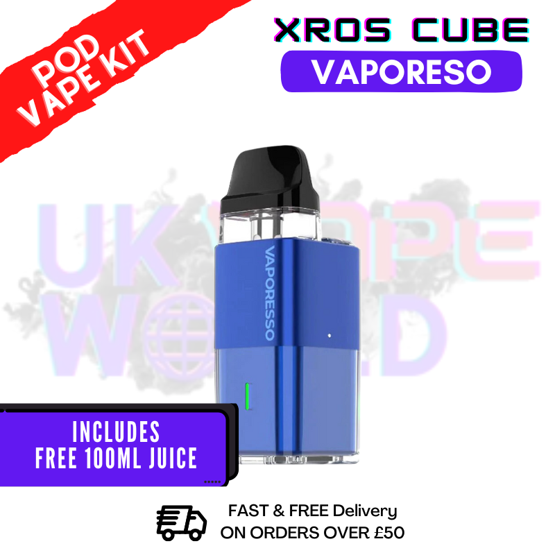 Ocean Blue Xros Cube Refillable Pod Vape Kit