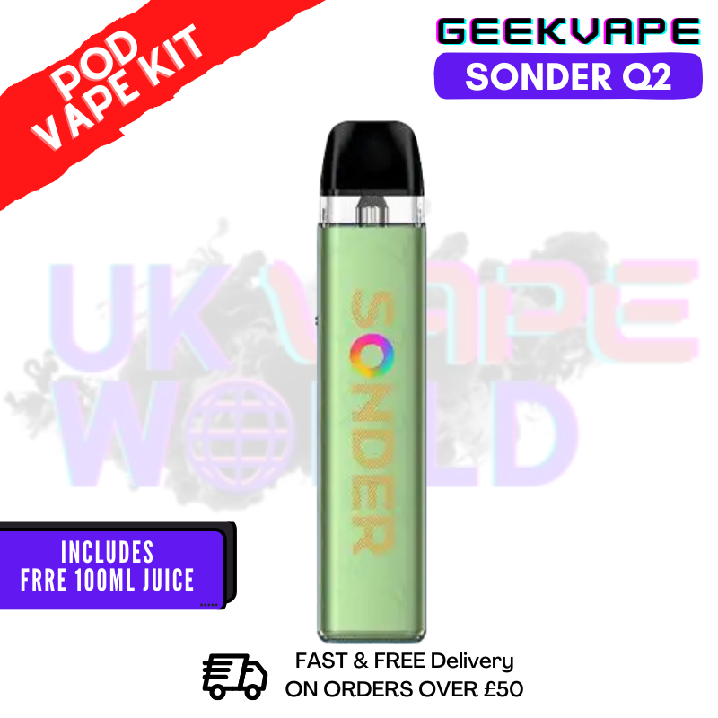 Shop Olive Green GeekVape Sonder Q2 Pod Vape Kit - UK Vape World
