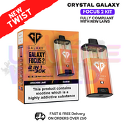 shop Orange Lime Crystal Galaxy 30K Focus 2 Puff Kit - ukvapeworld