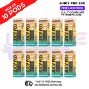 Shop Orange Raspberry Juicy Pod 10K Prefilled Pods Box Of 10