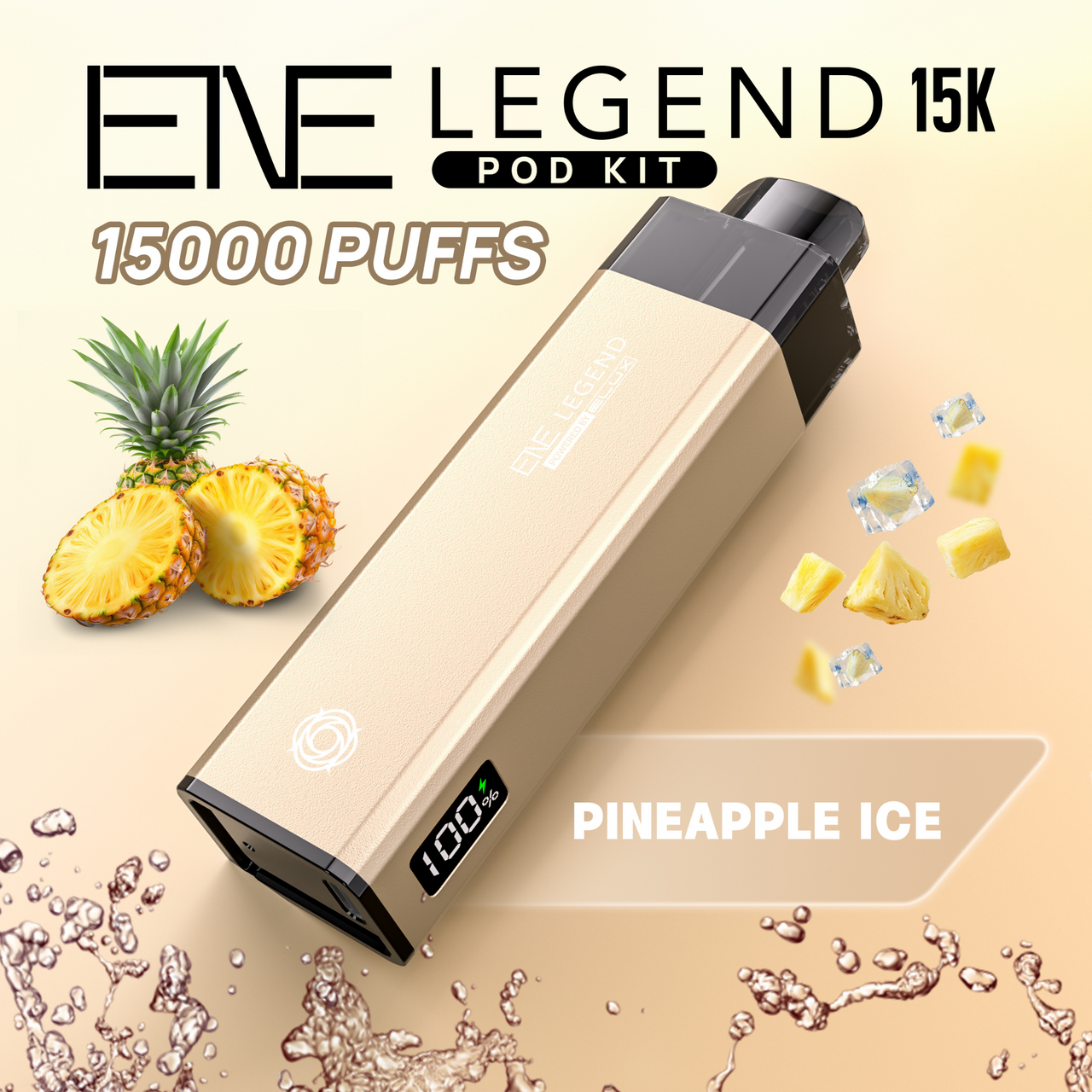 Pineapple Ice Elux Legend 15K Puff Prefilled Pod Kit - £7.99 - ukvapeworld