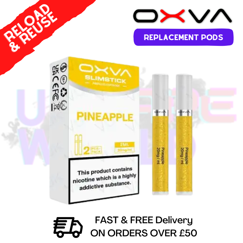 Pineapple Oxva SlimStick Prefilled Pod Cartridges - £3.89 - ukvapeworld