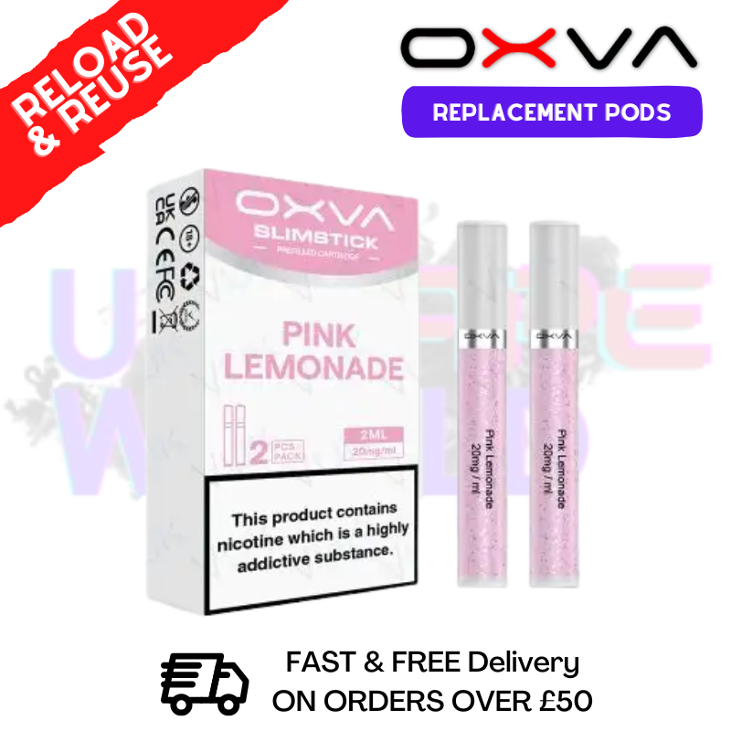 Pink Lemonade Oxva SlimStick Prefilled Pod Cartridges - £3.89