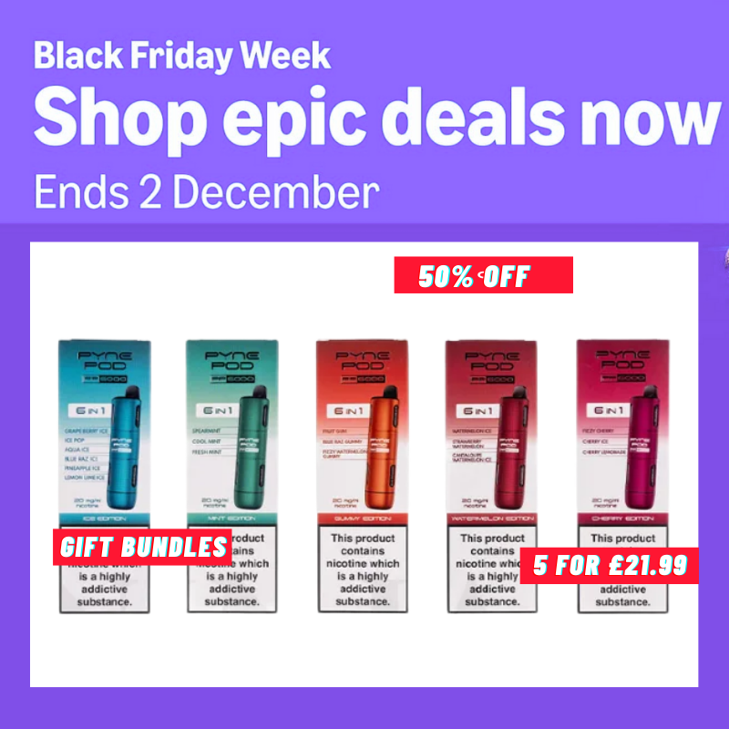 Shop Pyne Pod 6K Pod Kit Box Of 5 Kits - £21.99 - UK Vape World