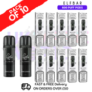 Elf Bar 600 Puff P&B Cloudd Replacement Pods Box of 10  - ukvapeworld