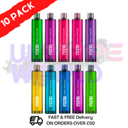 Box Of 10 - Crystal Big One 4000 Bar Ultra Disposable Puff 0MG - UK Vape World