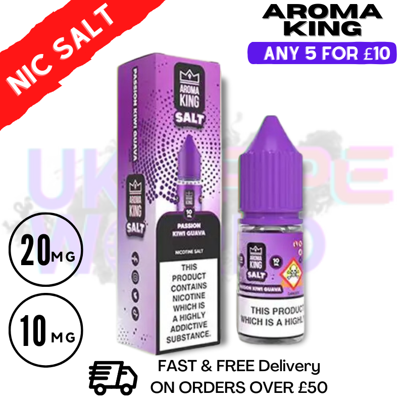 Passion Kiwi Guava Aroma King Nic Salt