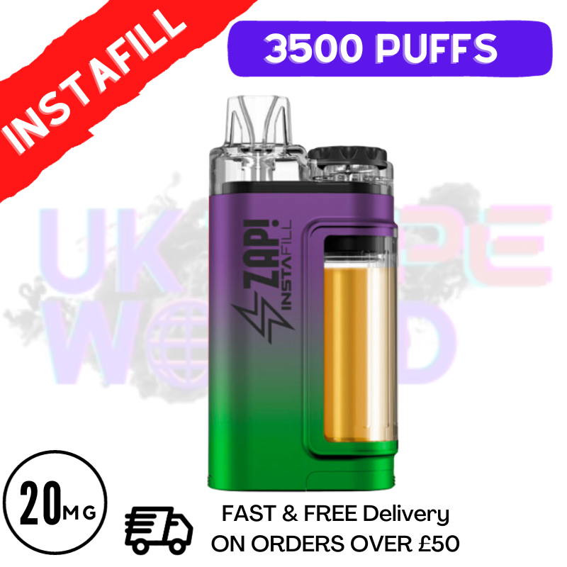 Shop Zap Instafill Bar 3500 Puff Passion Kiwi Guava - UK Vape World