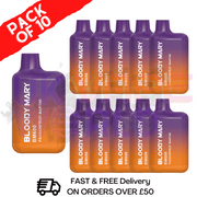 Passion Fruit Martini - Bloody Mary 600Puff Box of 10 - UK Vape World