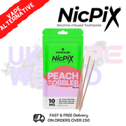 Peach Cobbler Nic Pix Nicotine ToothPicks - 0nly £3.19 - ukvapeworld