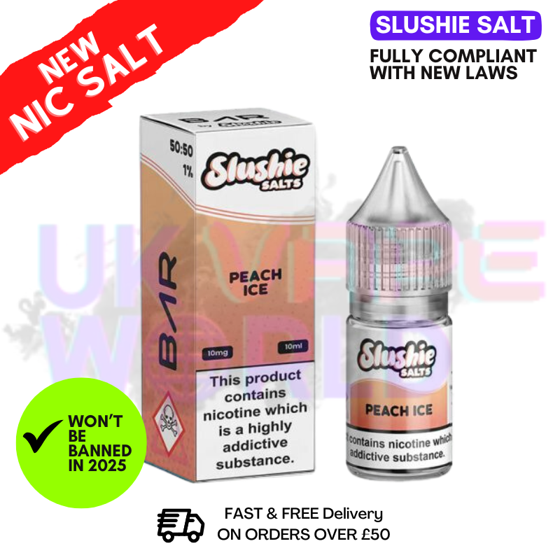 Slushie Salts Peach ICE E Liquid
