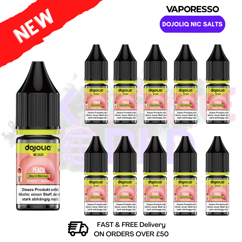 Peach Dojo Liq Nic Salts Box Of 10