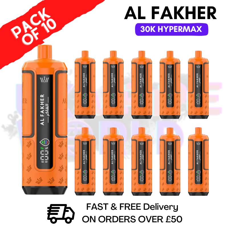 Peach ICE AL Fakher 50K Kits Box Of 10 - ukvapeworld