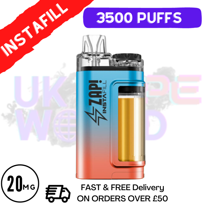 3500 puff disposable vape uk Instafill Bar 3500 Puff Peach ICE Big Puff