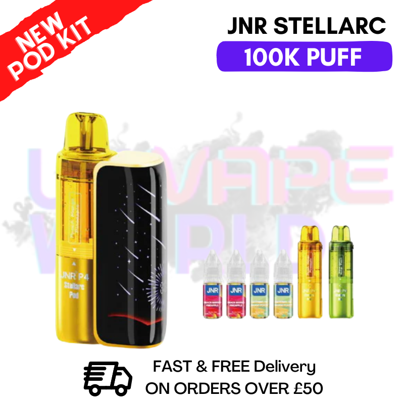 Peach Mango Pineapple  JNR 100K Puff Stellarc Pod Kit - ukvapeworld