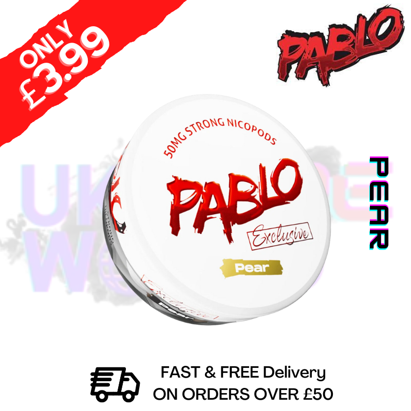 Shop Pear Pablo Nicotine Pouches Nic Pouch (50mg) - UK Vape World