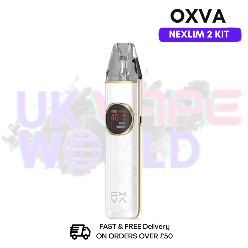 Pearly White Oxva Nexlim 2 Pod Kit - UK Vapeworld