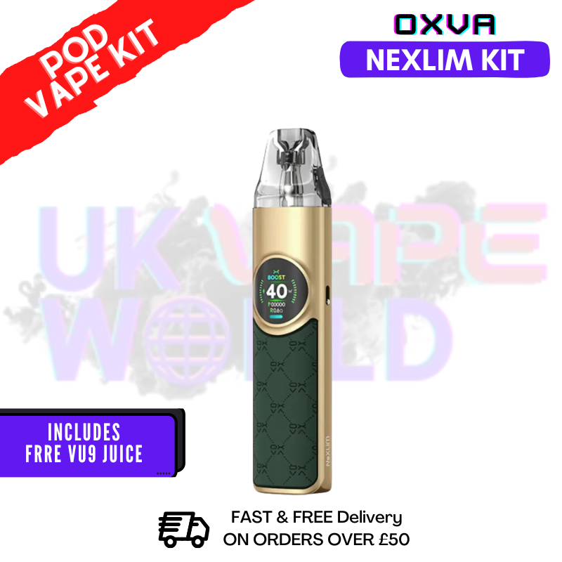 Pine Green Oxva NeXlim Refillable Pod Vape Kit