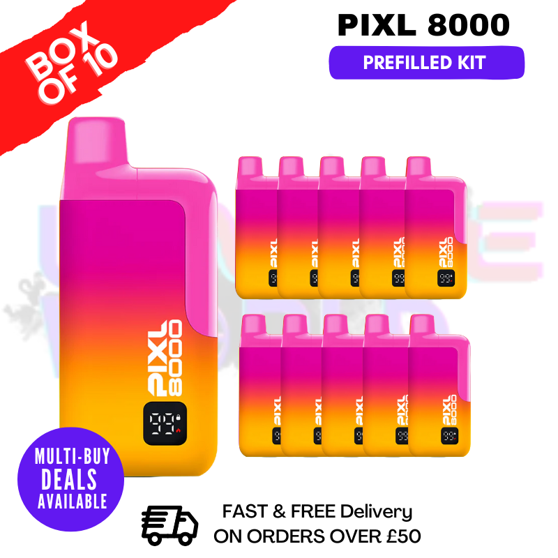Pineapple ICE Pixl 8000 Kits Box Of 10
