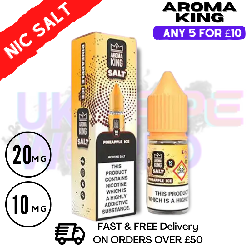 Shop Pineapple Ice - Aroma King Nic Salt - UK Vape World