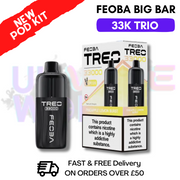 Pineapple Lemon Burst Feoba Treo 33K Puff Pod Kit - ukvapeworld
