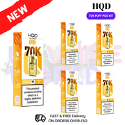 Pineapple Peach Mango HQD Glow Air 70k Vape Kit Box of 5 - ukvapeworld