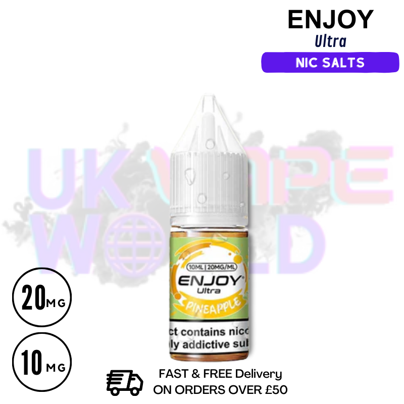 Shop Pineapple Enjoy Ultra 9000 9K Nic Salt 10ML eLiquid - UK Vape World 