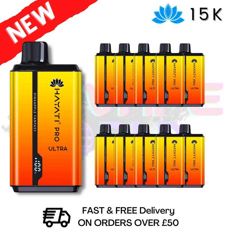 Shop Pineapple Fantasy Ultra Pro 15000 Puff 15K Box Of 10 - UK Vape World