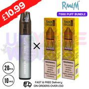 Pineapple ICE - RandM Tornado 7000 Puff (Refil Bundle) Kit - UK Vape World