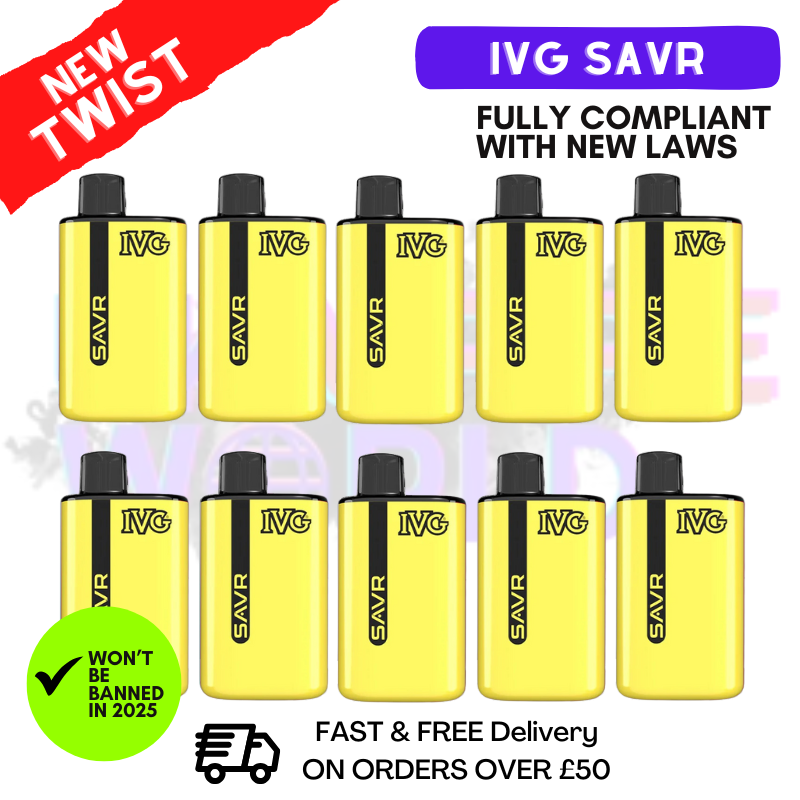 Pineapple ICE IVG Savr 3K Puff Box Of 10