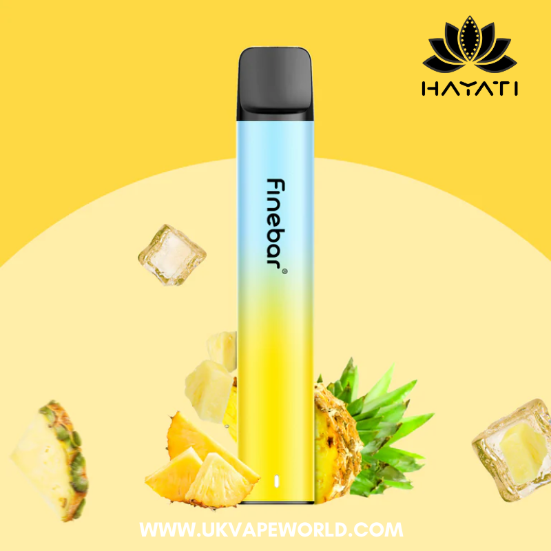Pineapple Ice Hayati Finebar Prefilled Pod Kit - 5 For £15 - UKVAPEWORLD