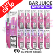 Pink Bubba Bar Juice 5000 Nic Salt | Box of 10 | ONLY 13.99 Pink Bubba Bar Juice 5000 Nic Salt | Box of 10 | ONLY 13.99