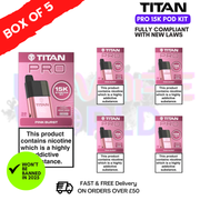 Pink Burst Titan Pro 15K Pod Kit Box of 5 - ukvapeworld