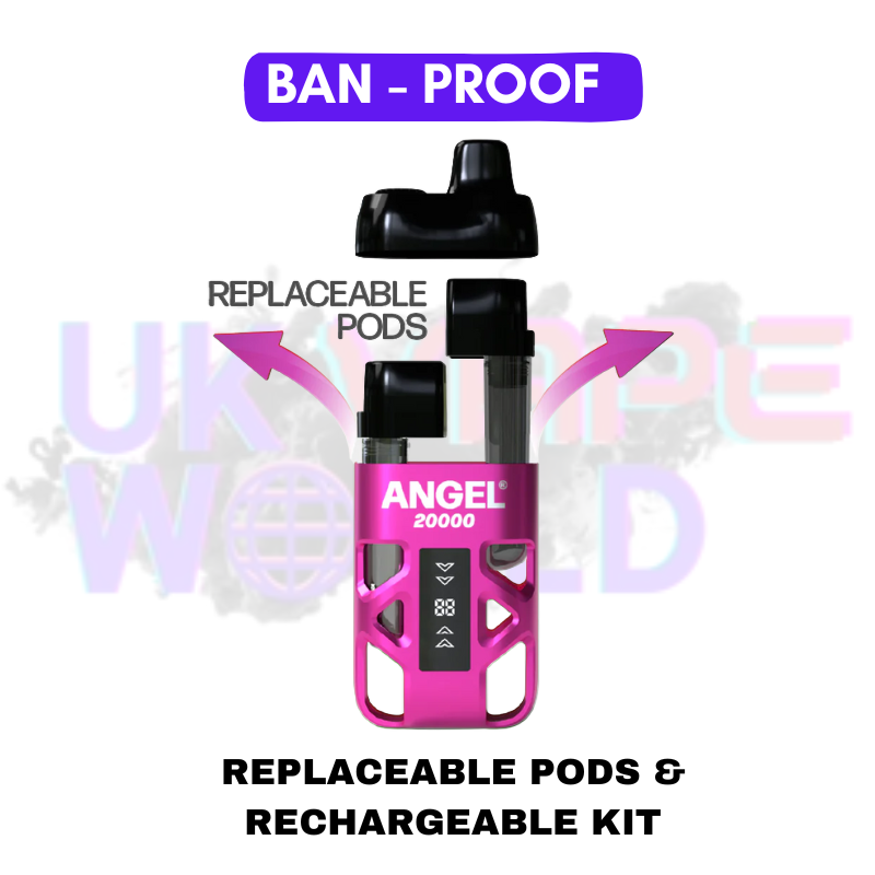 Pink Edition Angel Bar 20K Puff Twist Prefilled Pod Kit