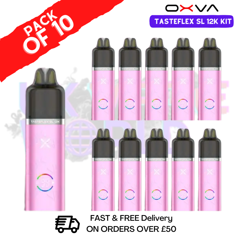 Pink Lemonade Oxva Tasteflex SL 12K Kits Box Of 10 - ukvapeworld