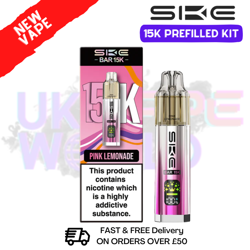 Pink Lemonade SKE 15K Puff Prefilled Pod Kit - £8.49