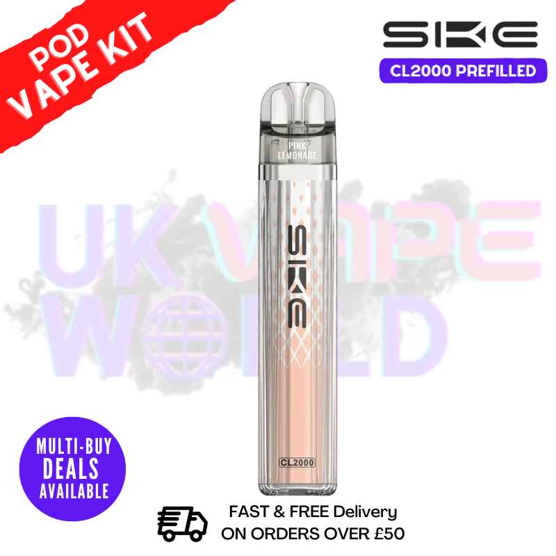 Pink Lemonade SKE CL2000 2K Puff Vape Pen Kit - ukvapeworld