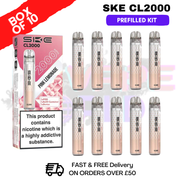 Pink Lemonade SKE CL2000 Kits Box Of 10 - £39.99 - ukvapeworld