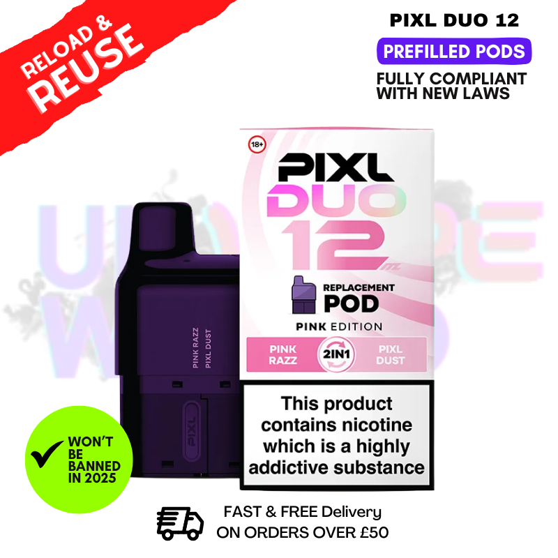Pink Edition Pixl Duo Replacement Pod - £6.99