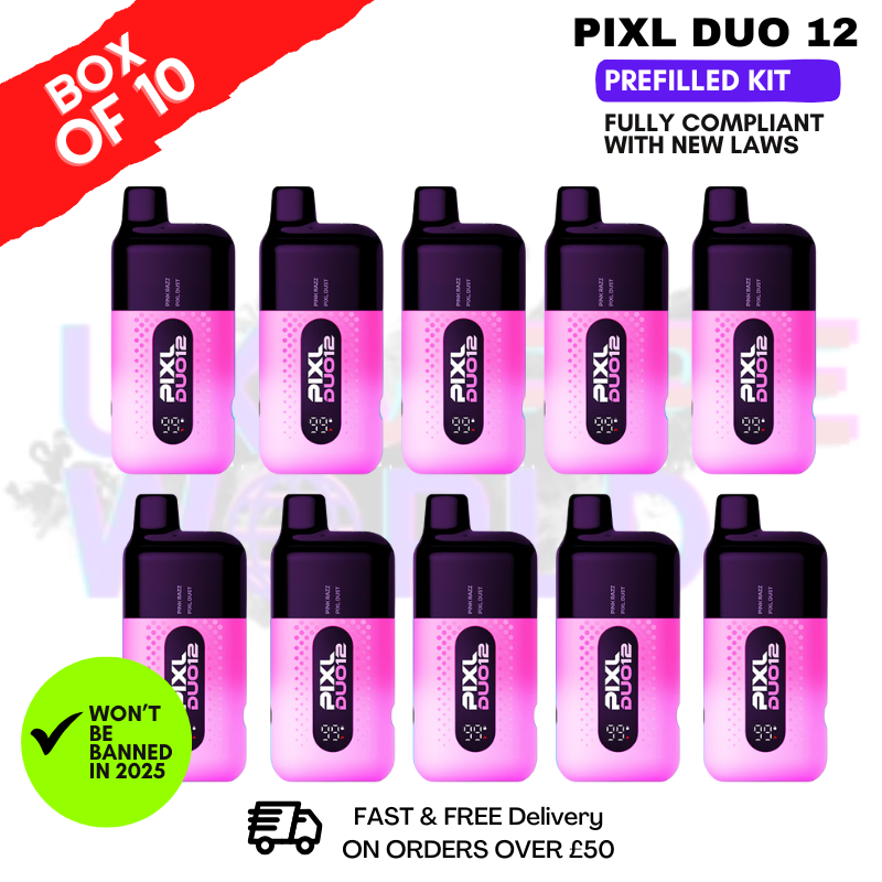 Pink Edition Pixl Duo 12 Pod Kit Box Of 10 - ONLY £71.99