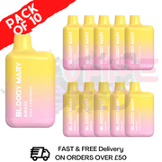 Pink Lemonade - Bloody Mary 600Puff Disposable Pack Of 10 - UK Vape World
