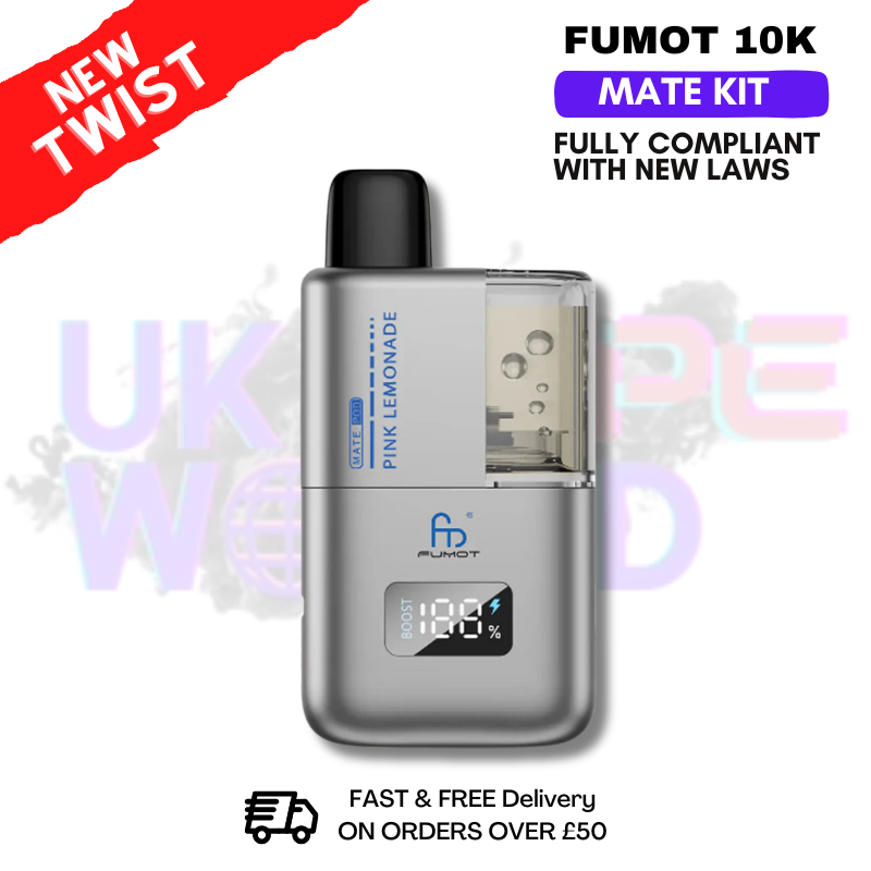 Shop Pink Lemonade Fumot Mate 10K Puff Prefilled Pod Kit - UK Vape World