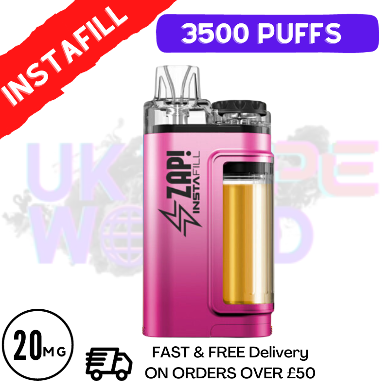 3500 puff disposable vape uk Instafill Bar Pink Lemonade Big Puff Flavour:Strawberry lemon Ice Yo Bar VD8500 Vape unity plug battery