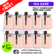 Shop Pink Lemonade IVG Savr 3K Puff Box Of 10 - UK Vape World