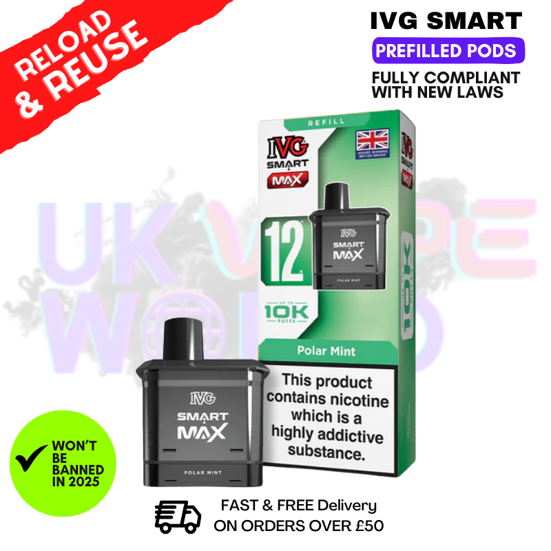 Polar Mint IVG Smart Max Replacement Pod Polar Mint IVG Smart Max Replacement Pod